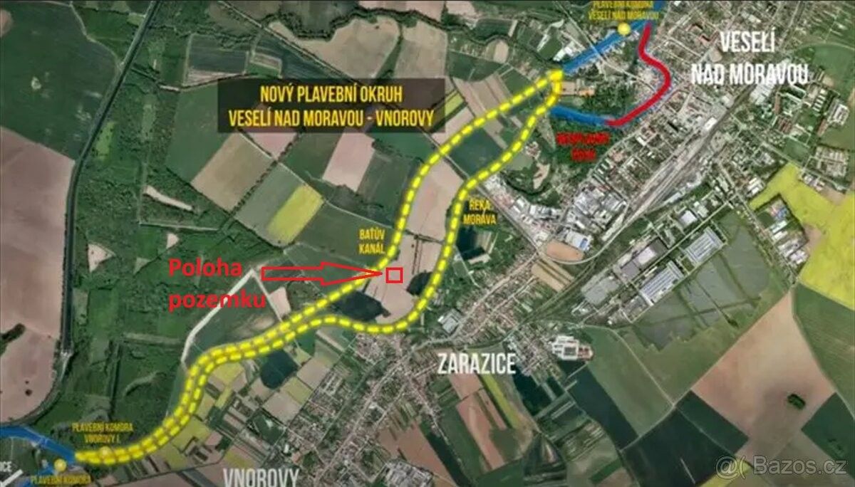 Zemědělské pozemky, Veselí nad Moravou, 698 01, 5 415 m²