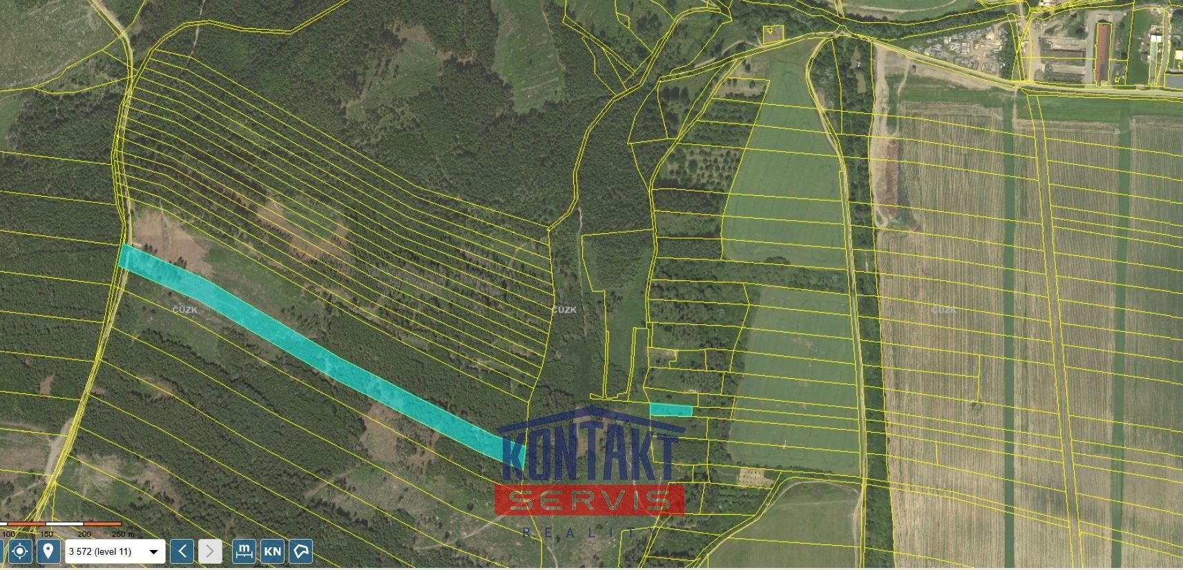 Lesy, Městečko Trnávka, 17 620 m²