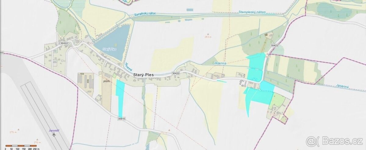 Zemědělské pozemky, Jaroměř, 551 01, 69 820 m²