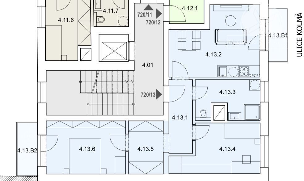 Prodej byt 3+kk - Na výběžku, Praha, 73 m²