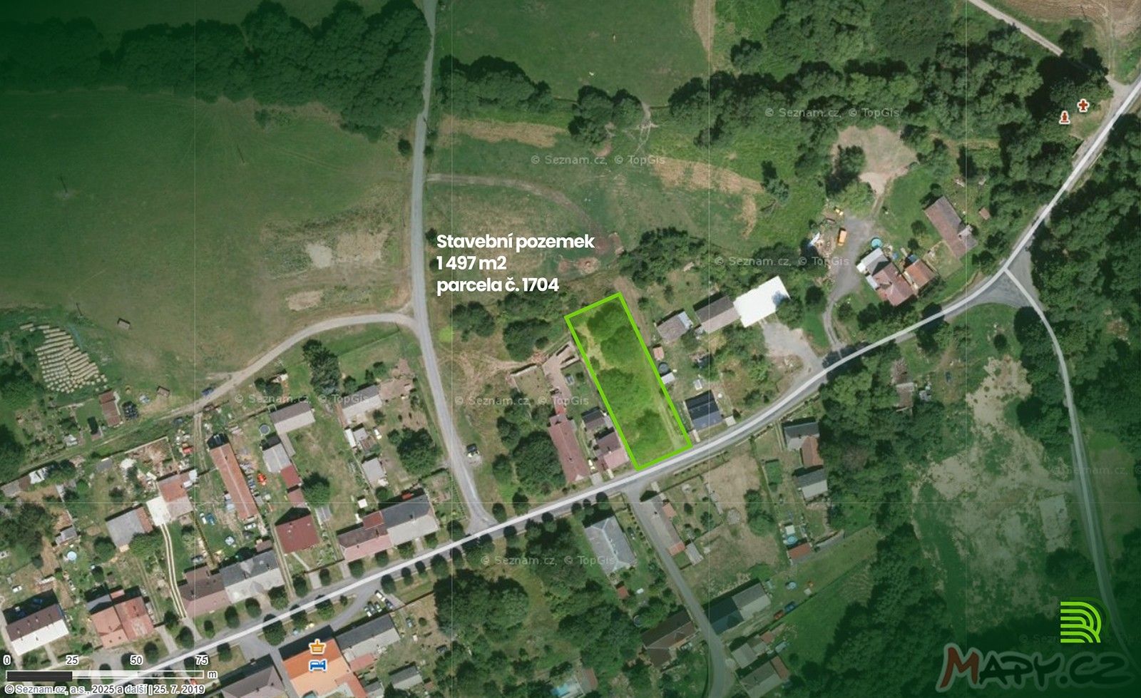 Pozemky pro bydlení, Mutěnín, 1 497 m²