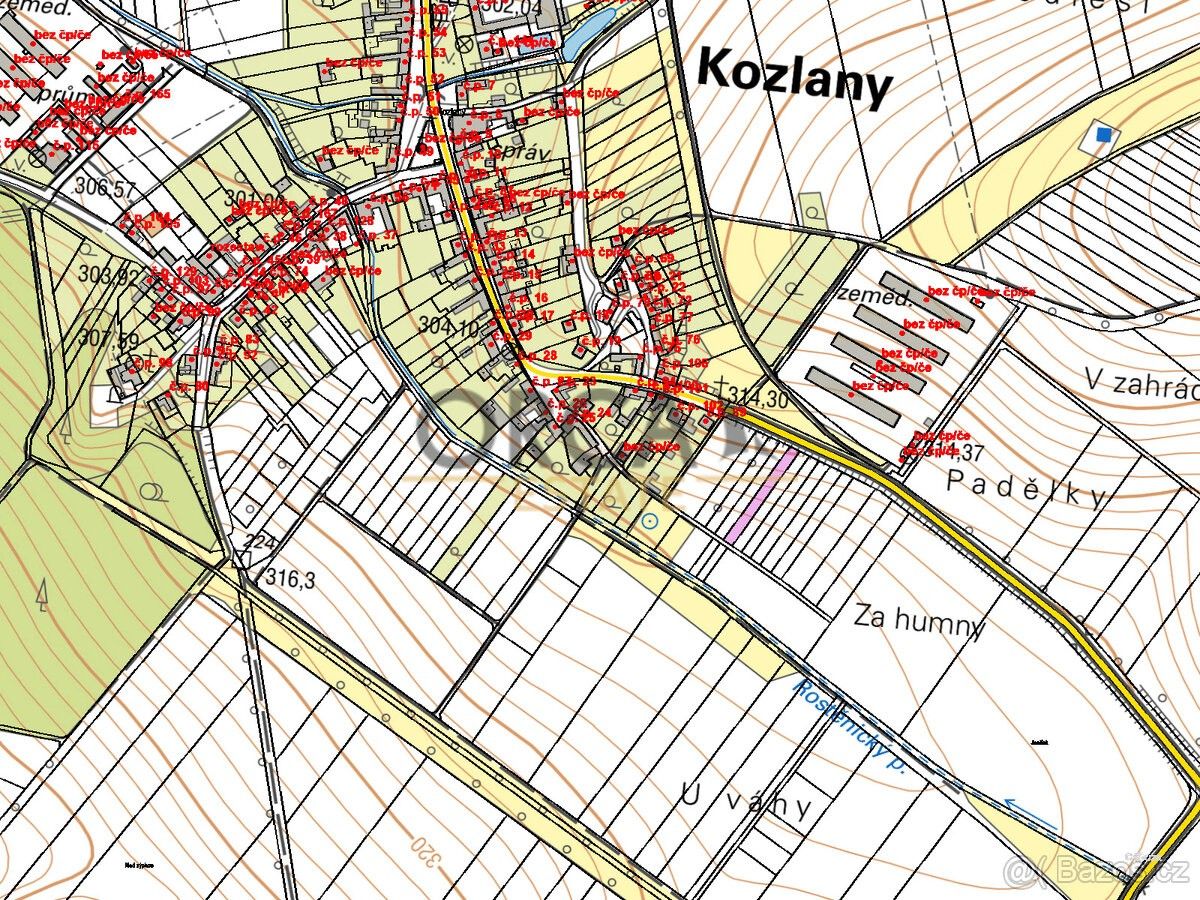 Prodej pozemek - Bohdalice, 683 41, 1 091 m²