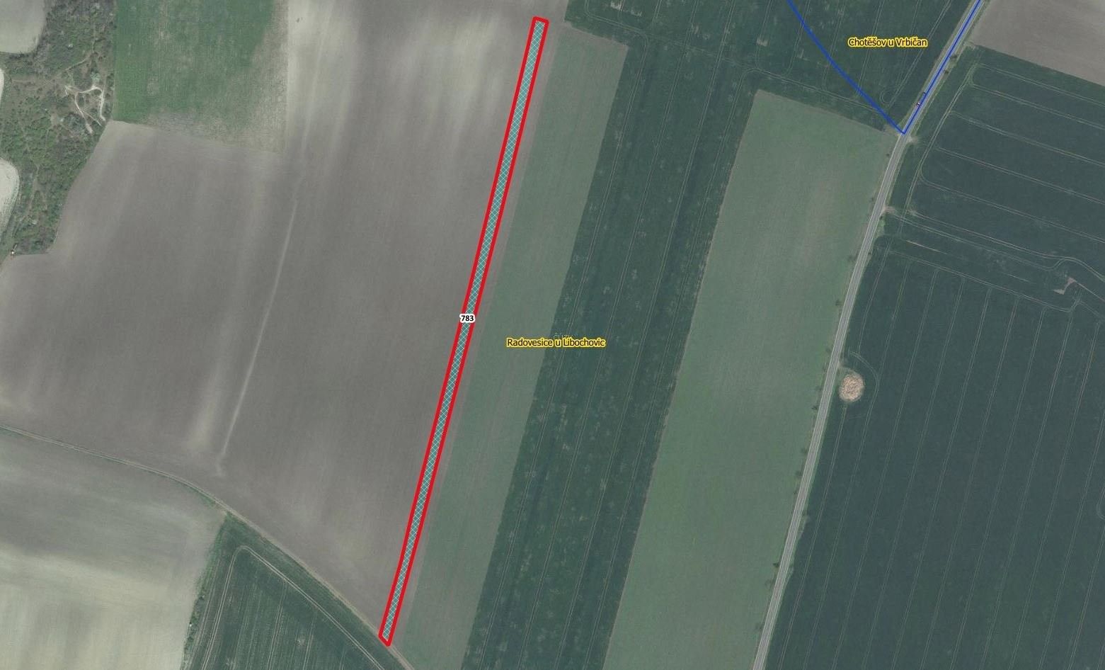 Zemědělské pozemky, Radovesice, 5 240 m²