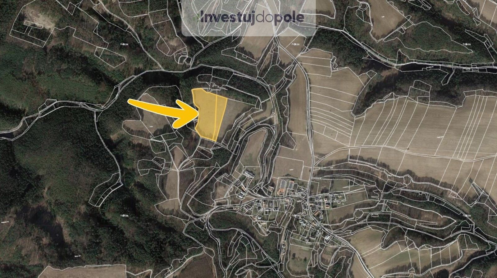 Prodej zemědělský pozemek - Dobřeň, 24 527 m²