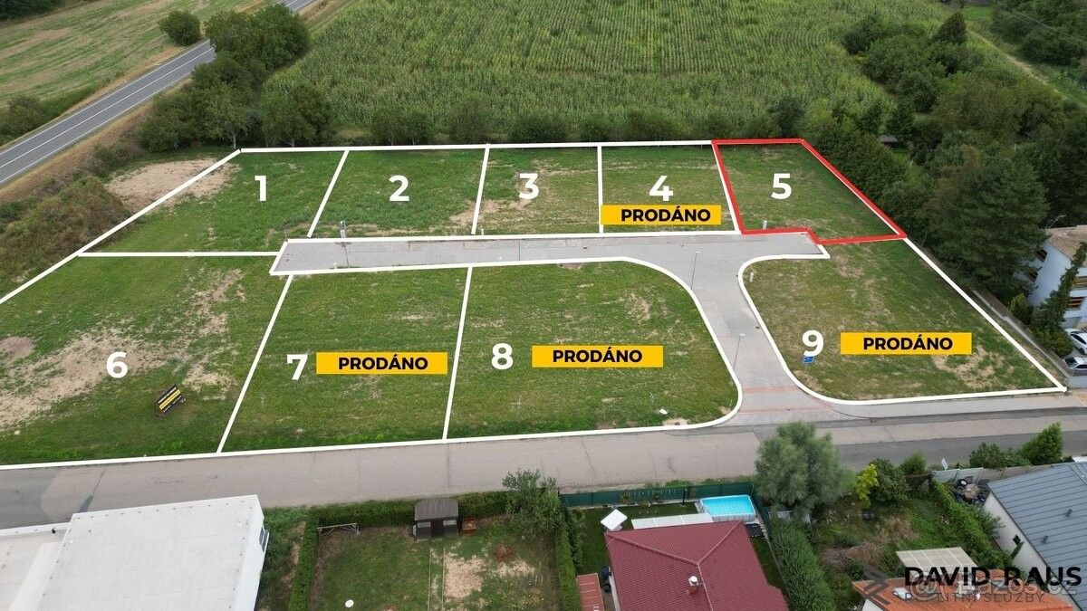 Prodej pozemek pro bydlení - Rajhrad, 664 61, 612 m²
