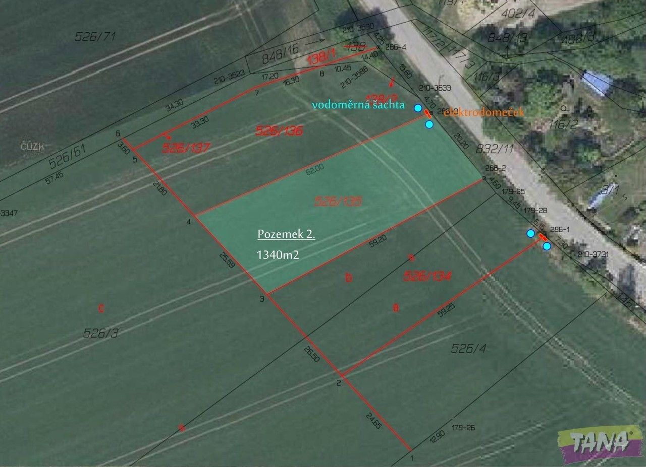 Prodej pozemek pro bydlení - Střevač, 1 340 m²