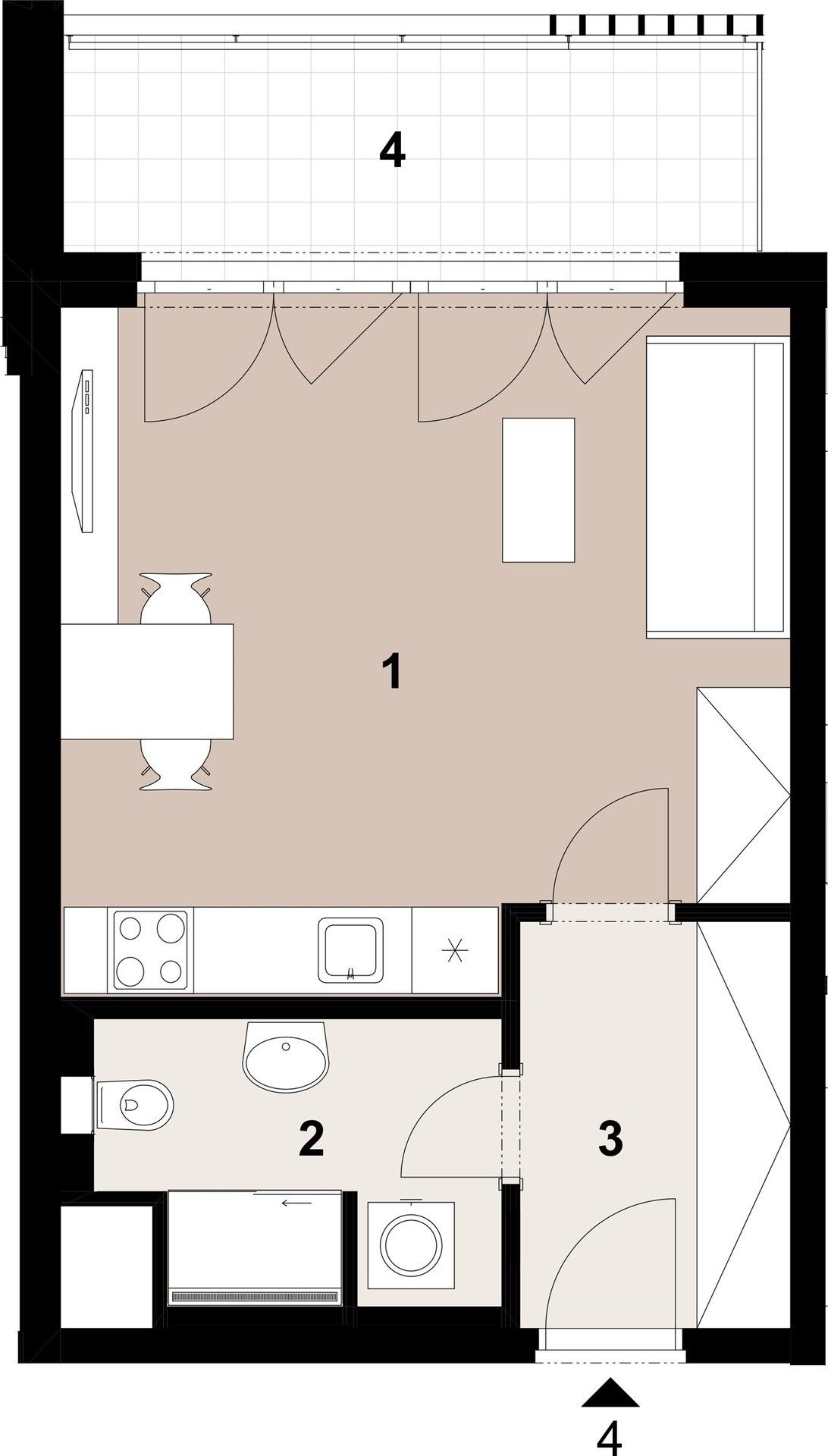 Prodej byt 1+kk - Makovská, Praha, 34 m²