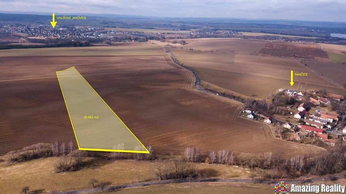 Prodej zemědělský pozemek - Uhlířské Janovice, 285 04, 30 861 m²