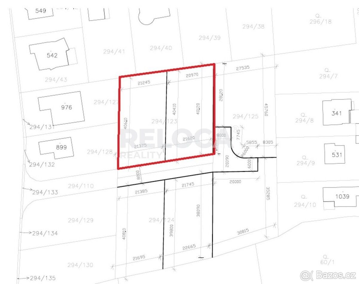 Prodej pozemek pro bydlení - Jesenice u Prahy, 252 42, 846 m²