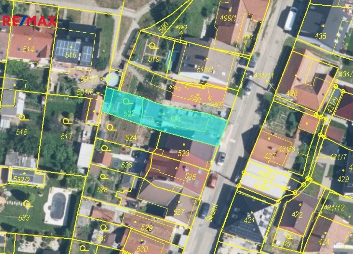 Pozemky pro bydlení, Školní, Kyjov, 245 m²