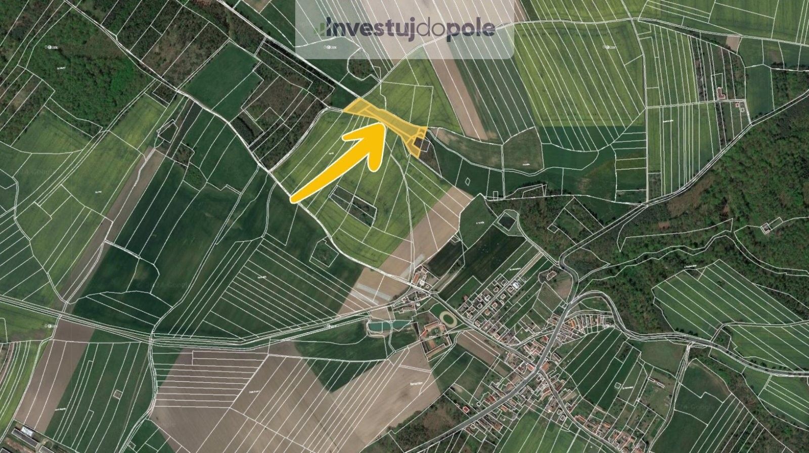 Prodej zemědělský pozemek - Vinařice, Týnec nad Labem, 7 567 m²