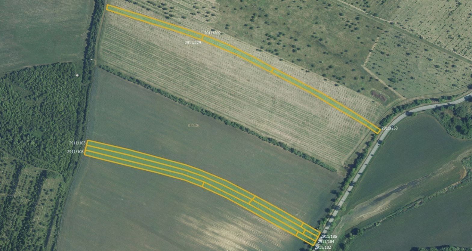 Zemědělské pozemky, Horní Bojanovice, 38 649 m²