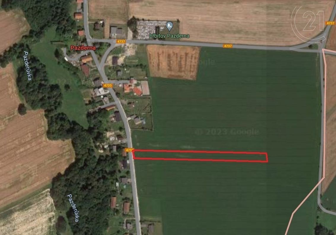 Pozemky pro bydlení, Pazderna, 10 923 m²