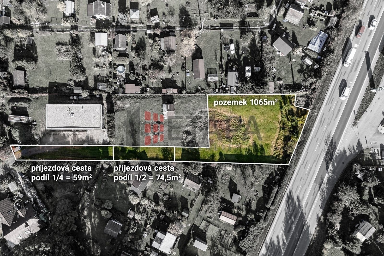 Pozemky pro bydlení, Na Výši, Boršov nad Vltavou, 1 198 m²
