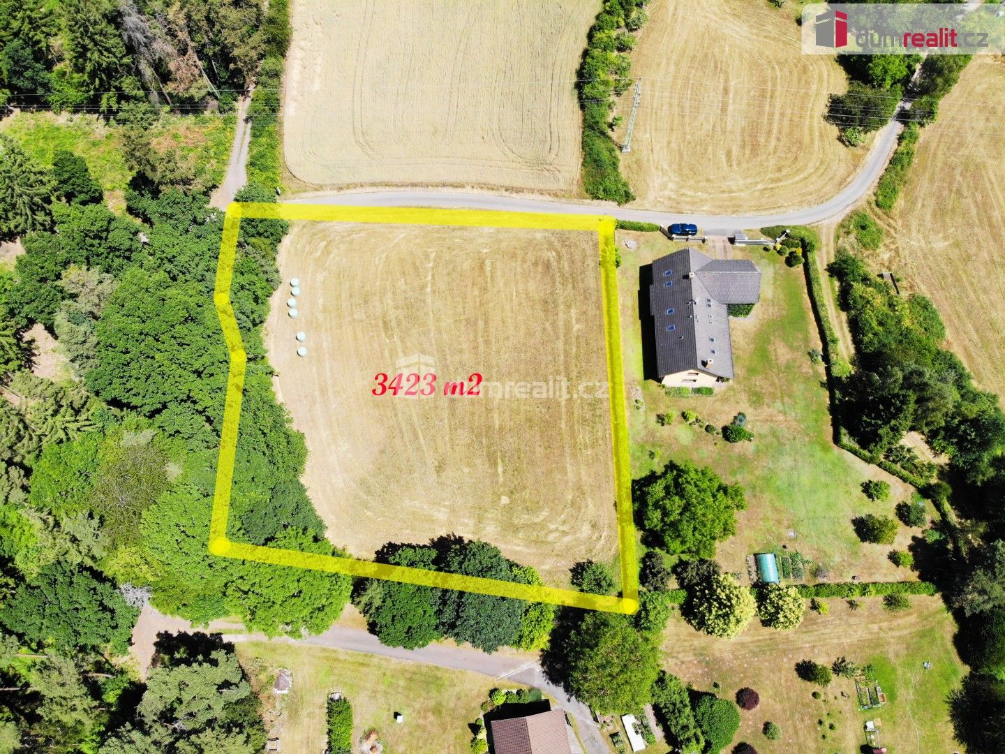 Prodej pozemek pro bydlení - Ohrazenice, 3 423 m²