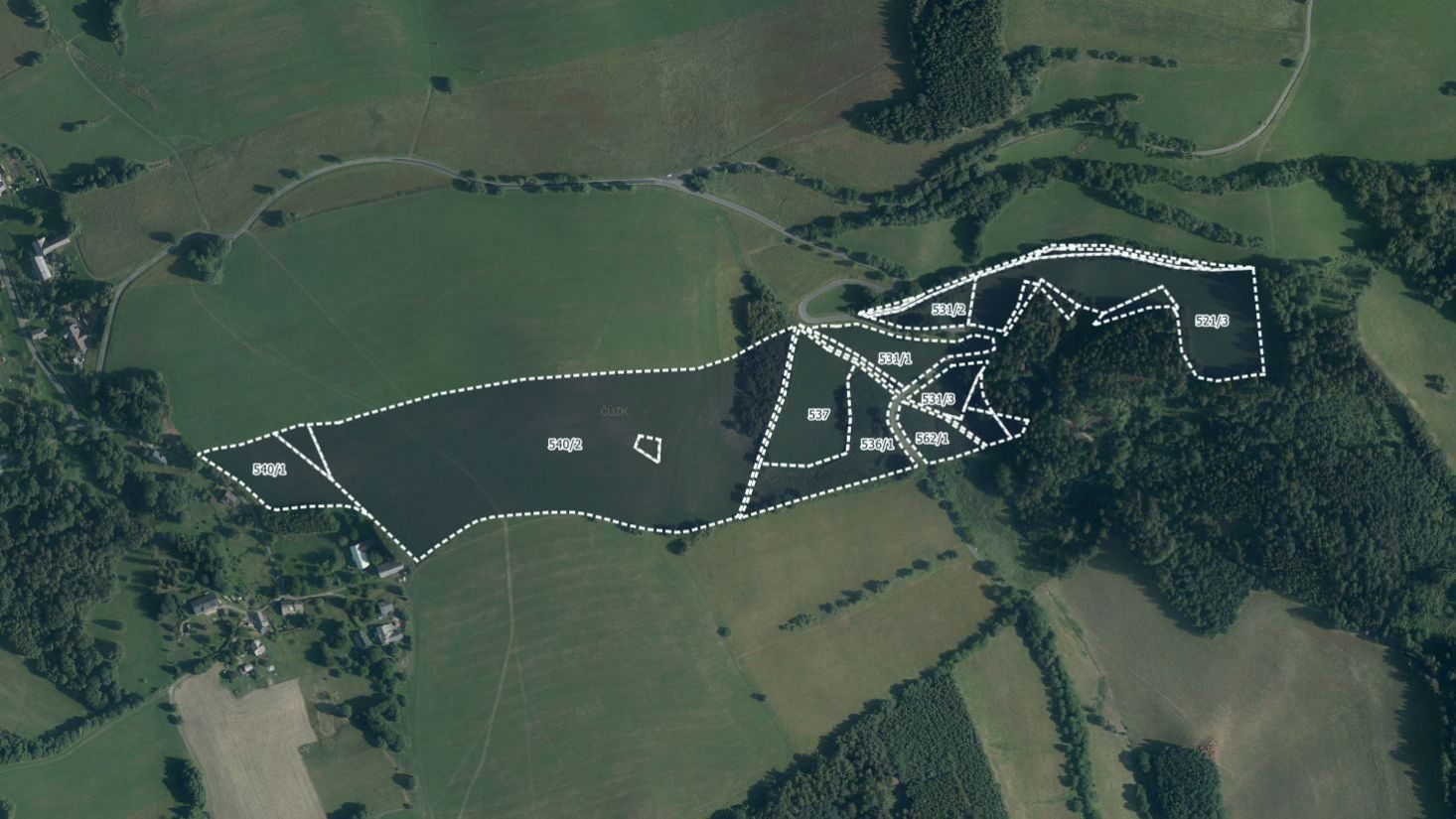 Louky, Kopřivná, 133 727 m²