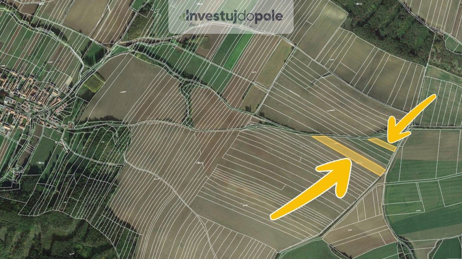 Prodej zemědělský pozemek - Hředle, 8 183 m²