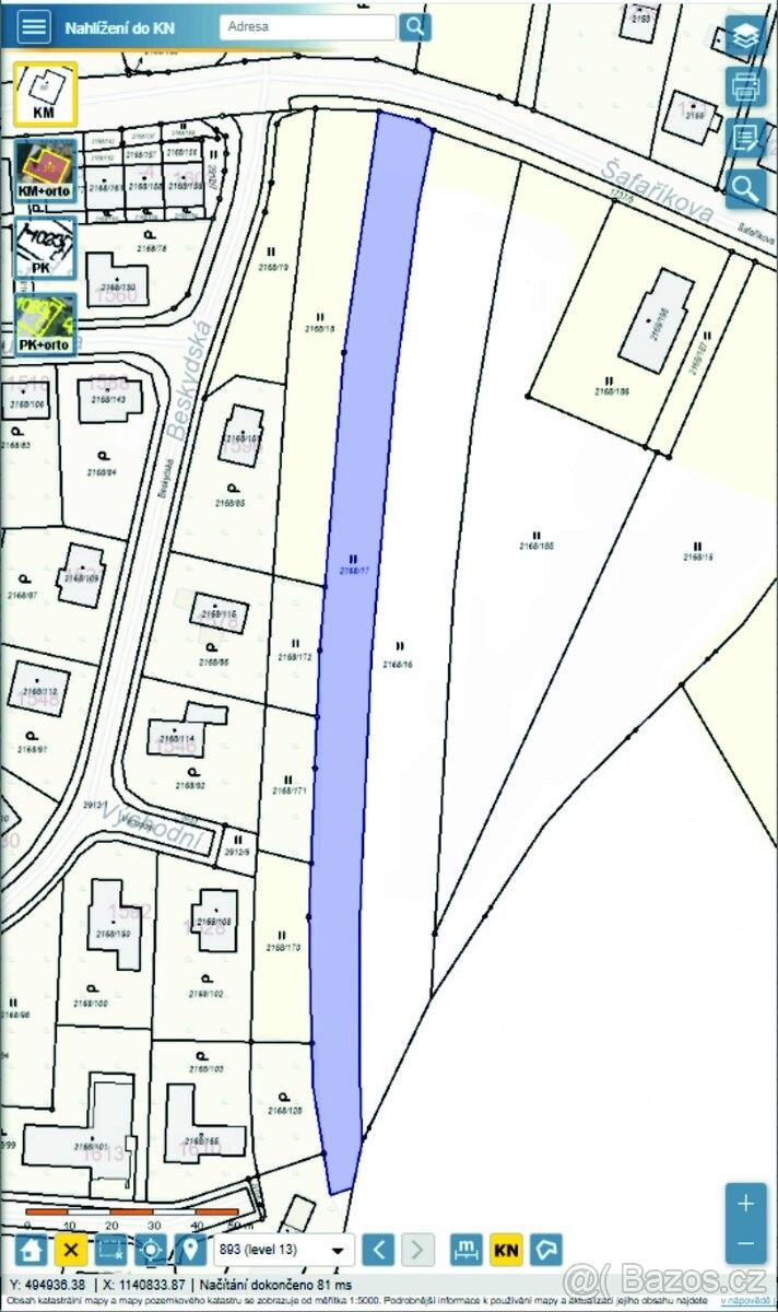 Prodej pozemek pro bydlení - Valašské Meziříčí, 757 01, 2 994 m²