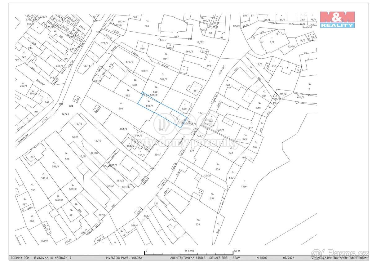 Prodej pozemek pro bydlení - Drnholec, 691 83, 772 m²