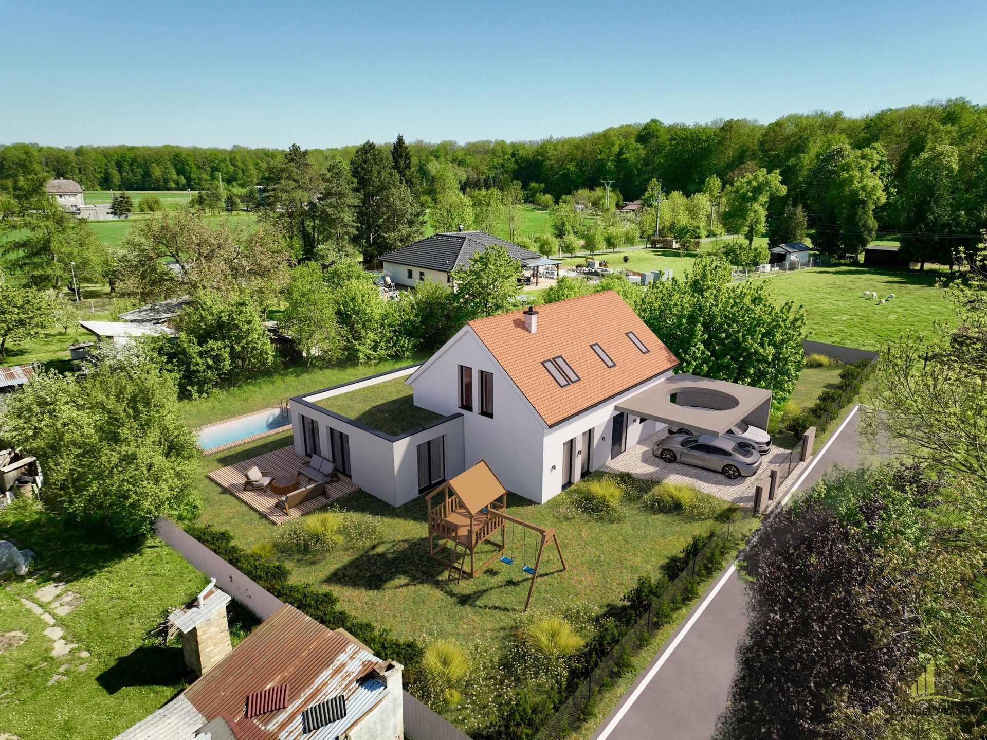 Pozemky pro bydlení, Tři Dvory, Litovel, 1 555 m²
