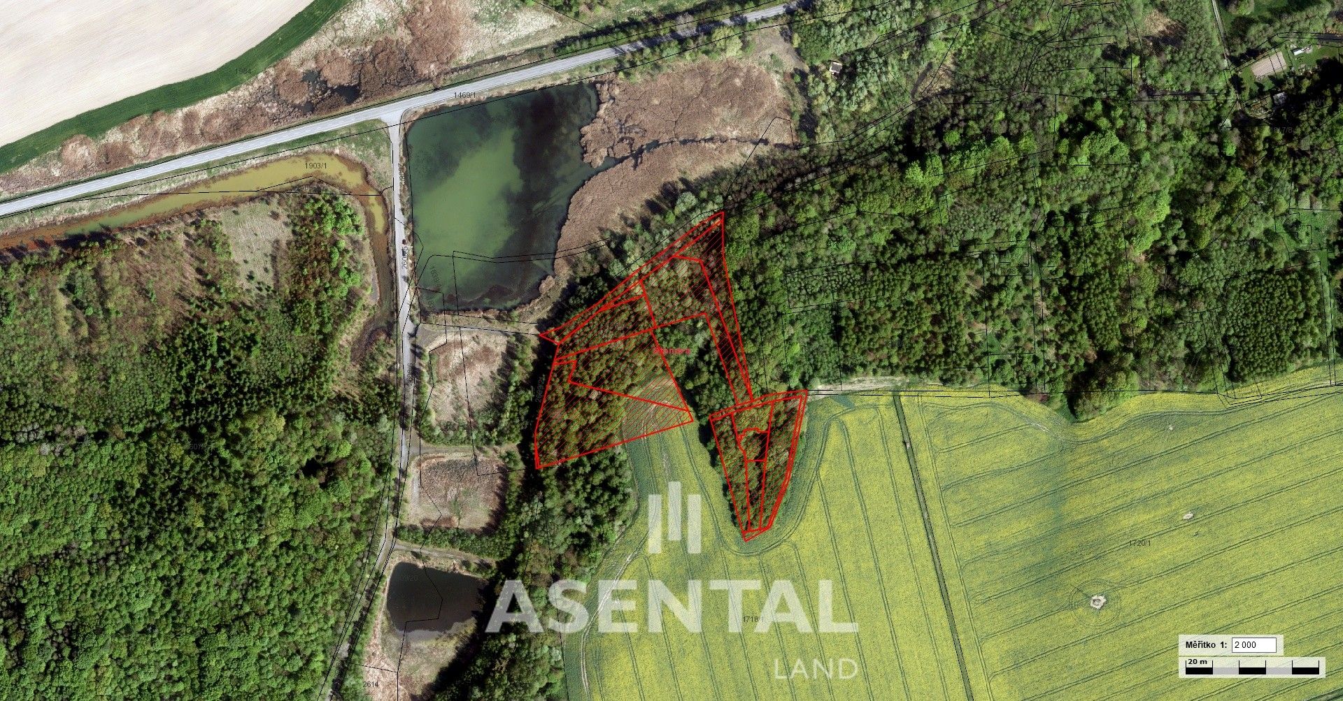Lesy, Stonava, 20 285 m²