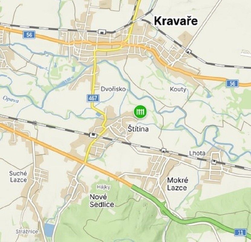 Prodej zemědělský pozemek - Komenského, Štítina, 6 999 m²