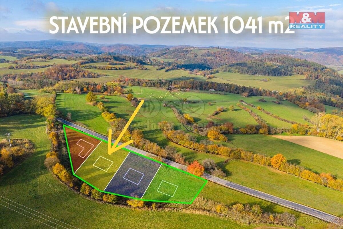 Pozemky pro bydlení, Krásná Hora nad Vltavou, 262 56, 1 041 m²