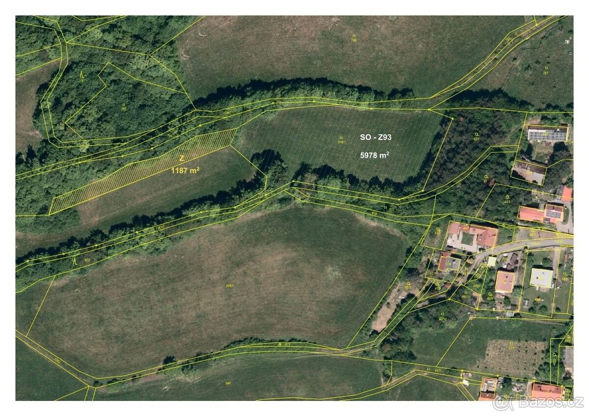 Pozemky pro bydlení, Jakubčovice nad Odrou, 742 36, 7 165 m²