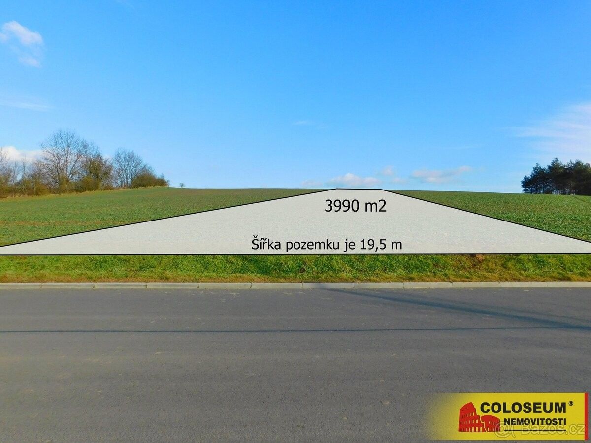 Pozemky pro bydlení, Koryčany, 768 05, 3 990 m²