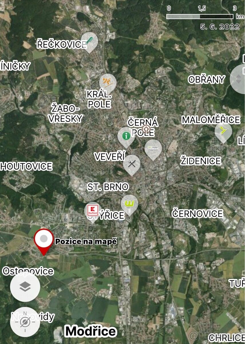Prodej pozemek - Ostopovice, 664 49, 1 466 m²