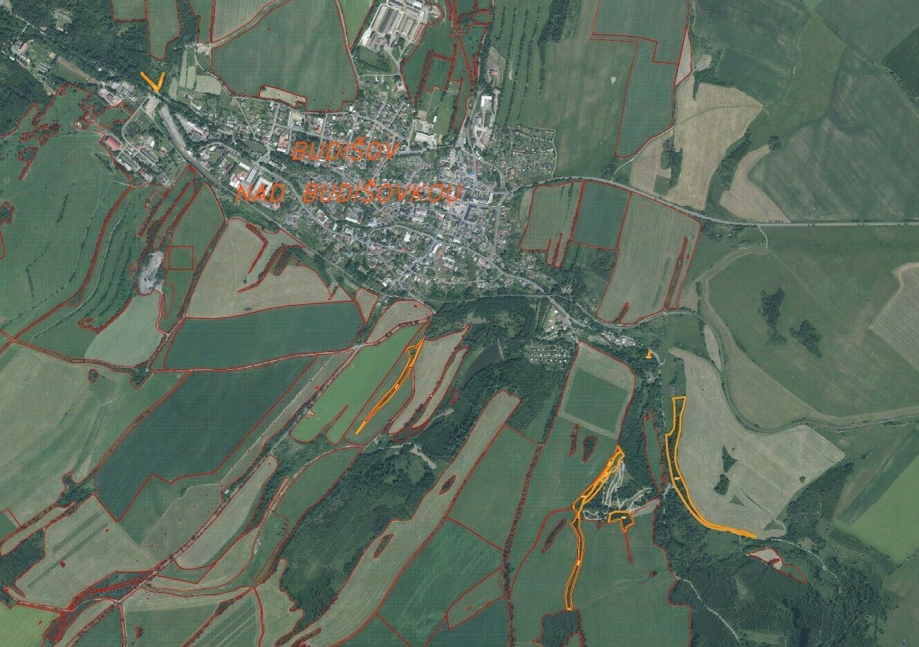 Ostatní, Budišov nad Budišovkou, 48 411 m²