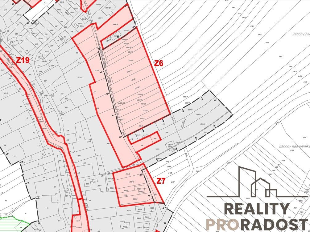 Pozemky pro bydlení, Chudčice, 1 258 m²