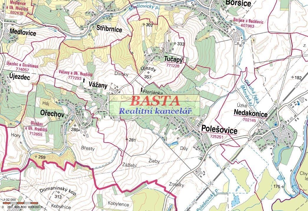 Zemědělské pozemky, Ořechov, 1 731 m²