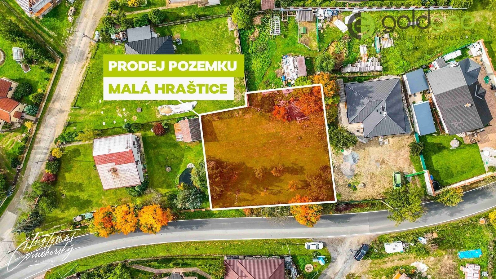 Prodej pozemek pro bydlení - Malá Hraštice, 952 m²