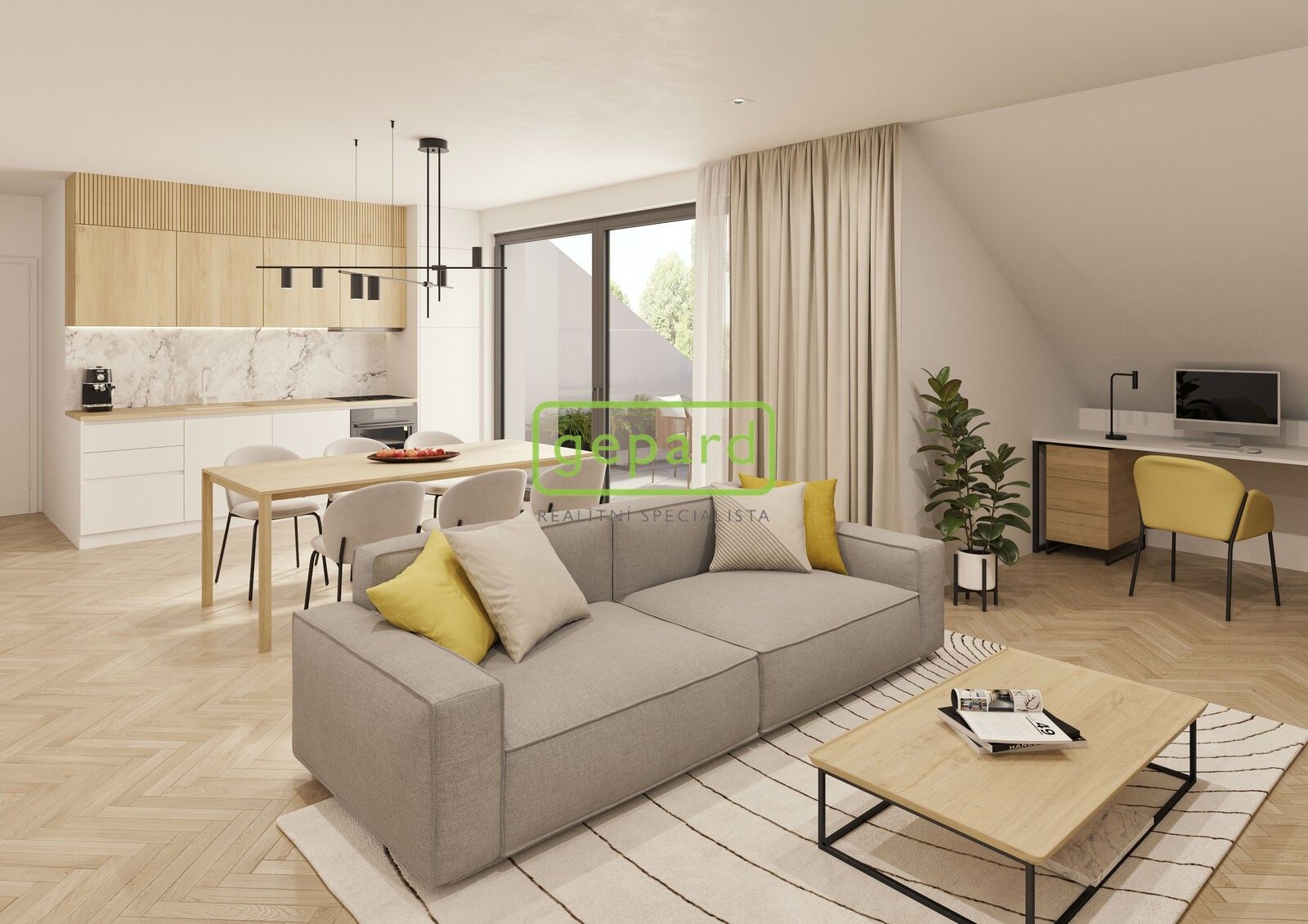 3+kk, V Zámcích, Praha, 87 m²