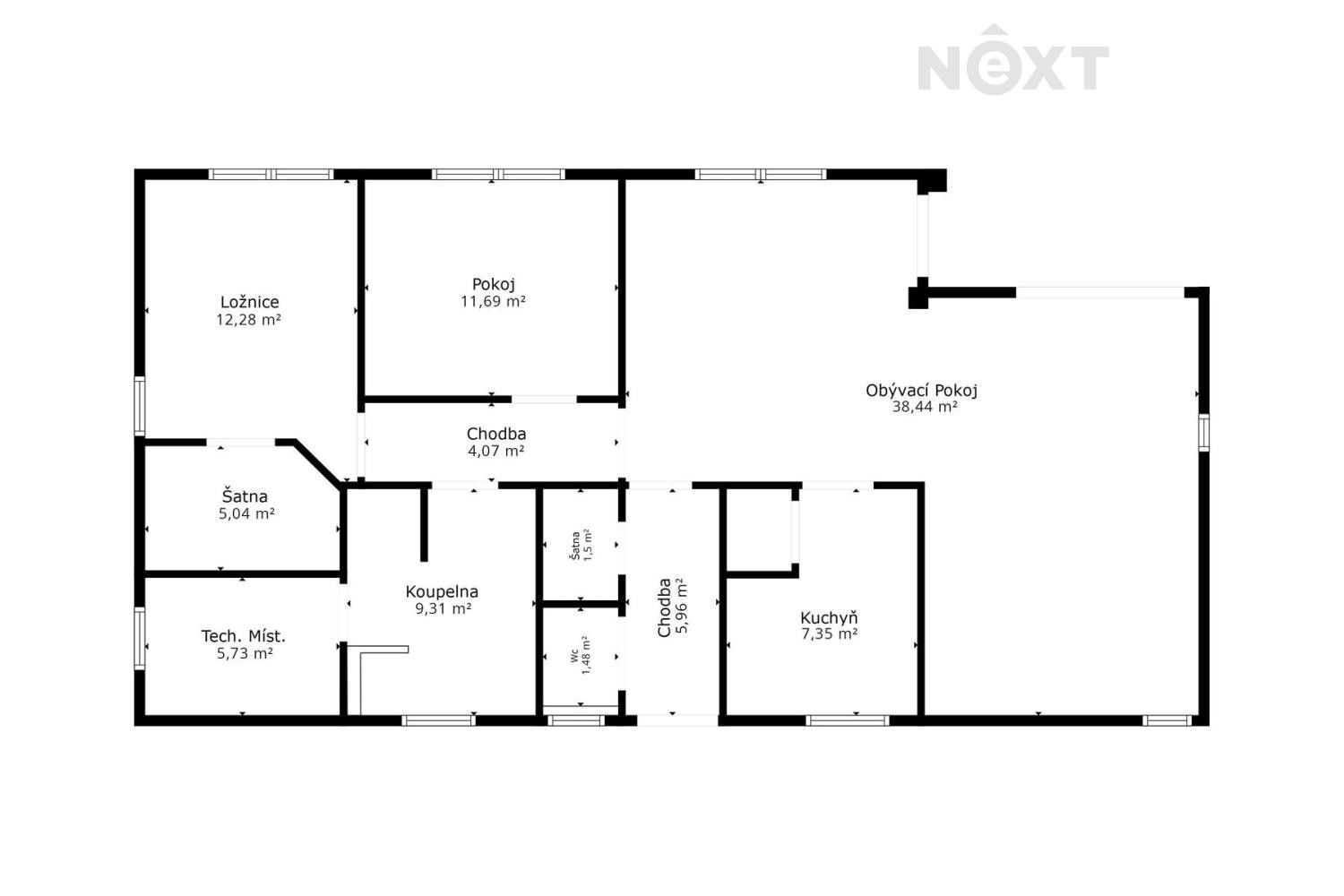 Prodej rodinný dům - Spojovací, Ptice, 102 m²