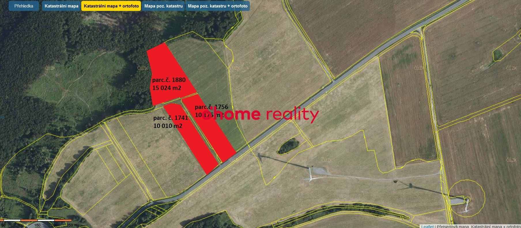 Zemědělské pozemky, Lipina, 35 209 m²