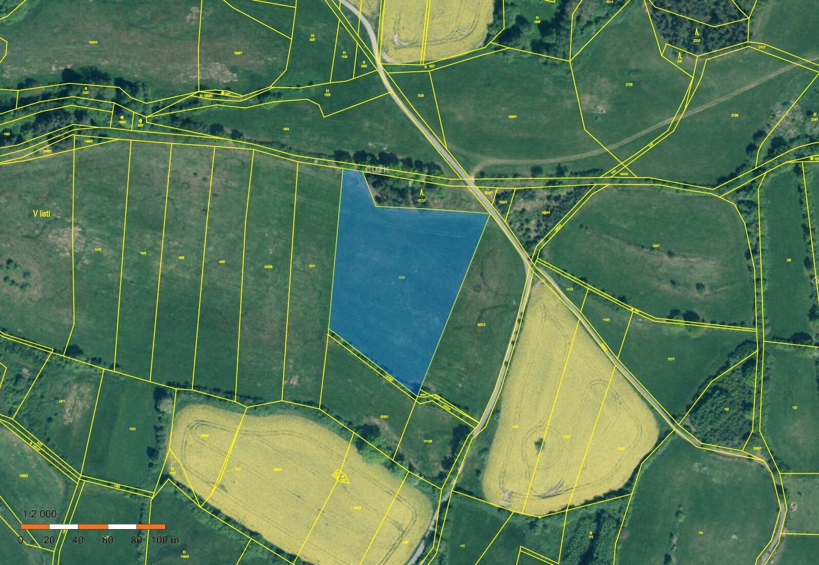 Prodej zemědělský pozemek - Mečichov, 37 691 m²