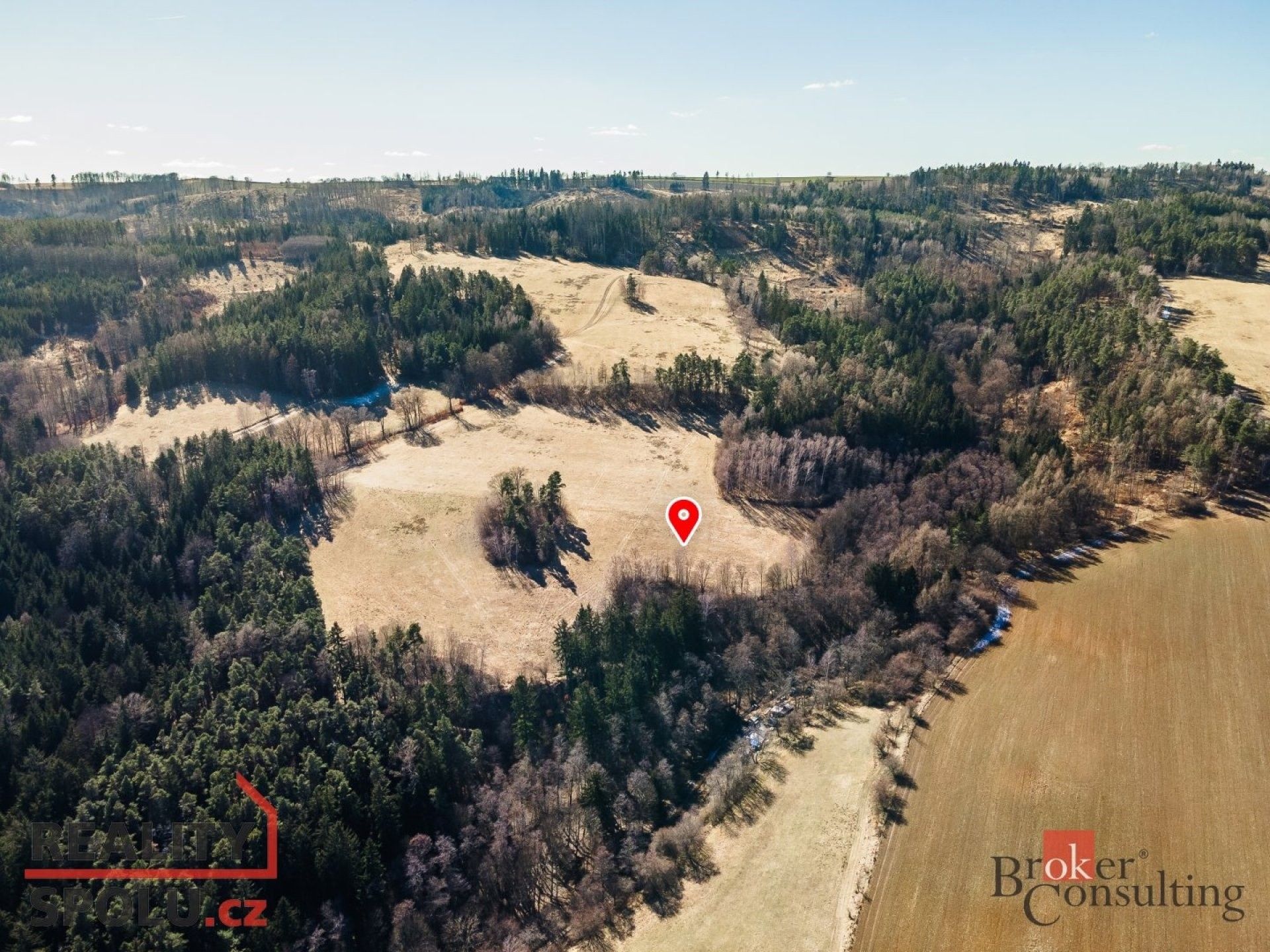 Prodej louka - Prostřední Poříčí, 6 801 m²
