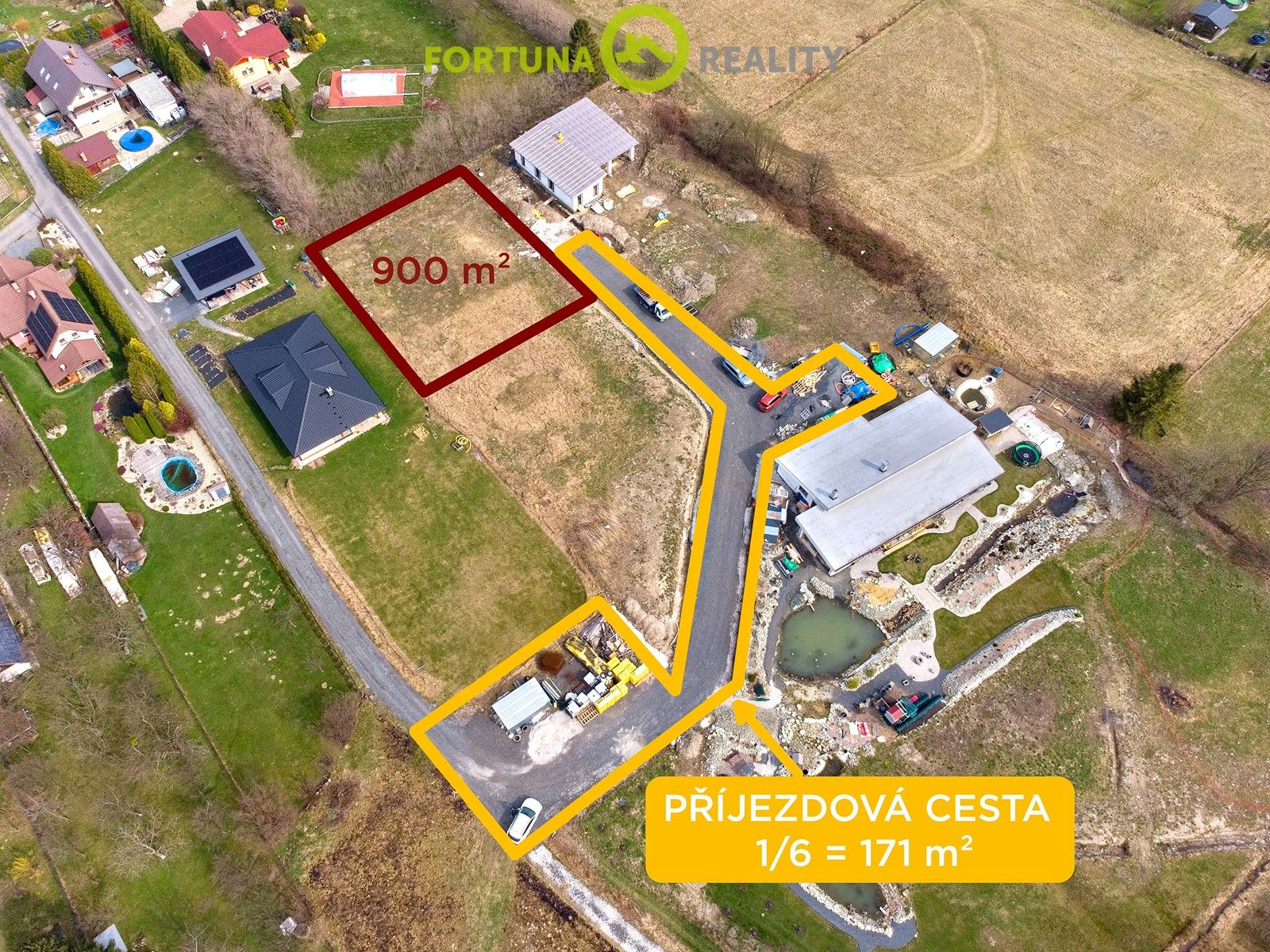 Pozemky pro bydlení, Veřovice, 1 071 m²