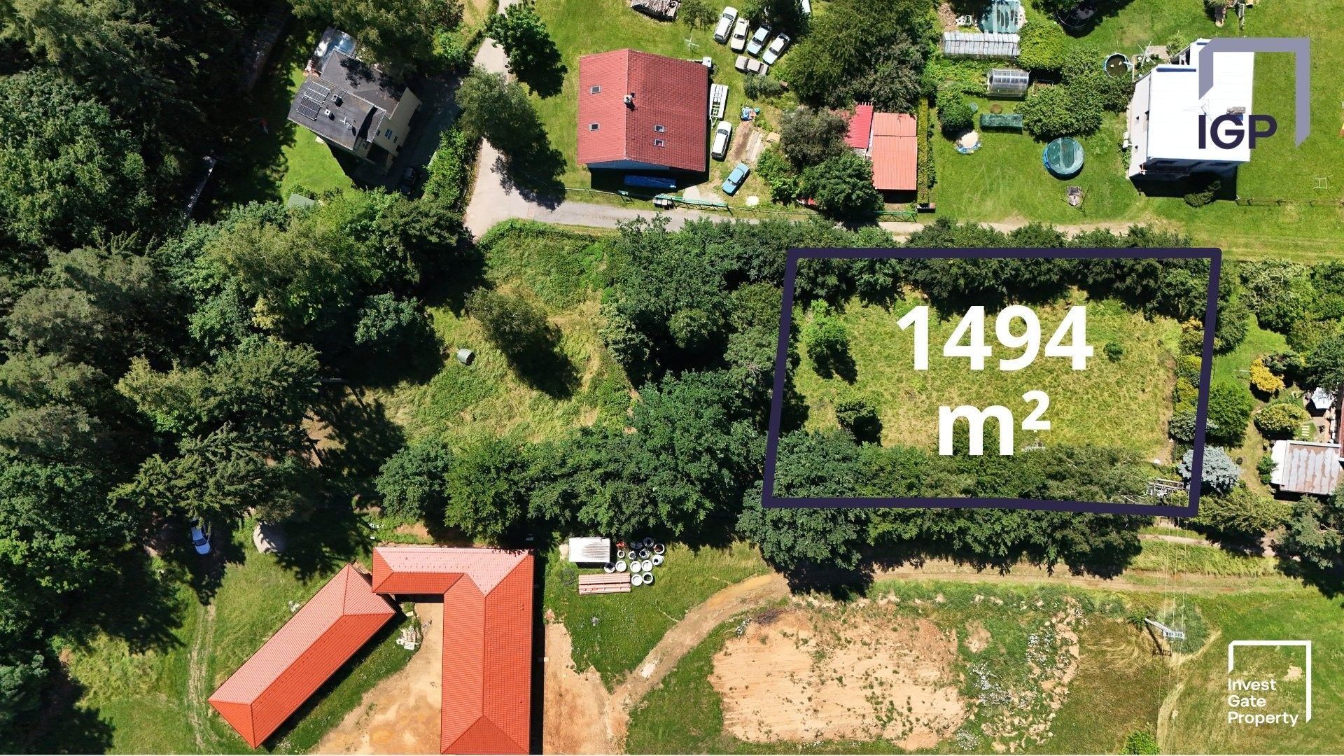 Pozemky pro bydlení, Třebotovice, České Budějovice, 1 494 m²