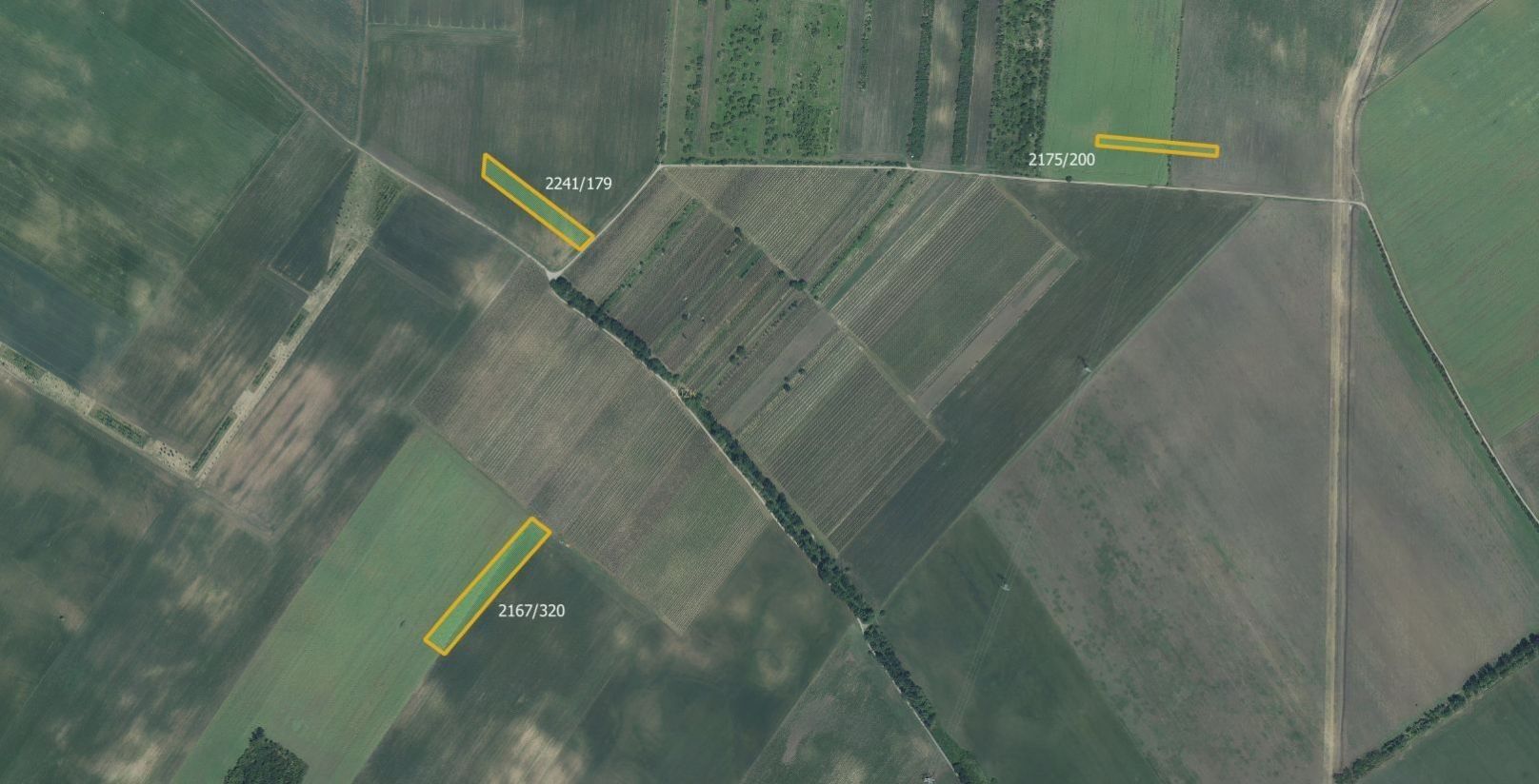 Zemědělské pozemky, Hrušky, 22 192 m²