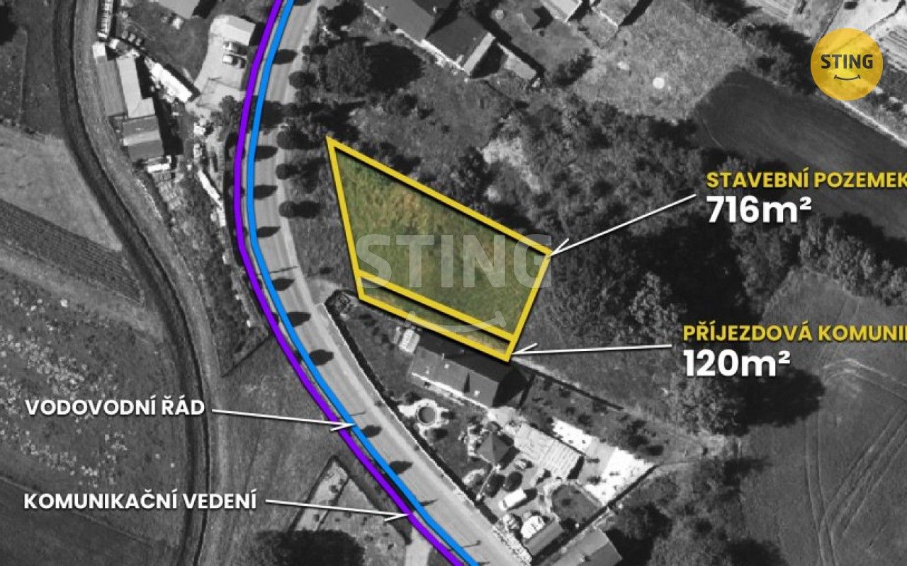 Pozemky pro bydlení, Třebom, 836 m²