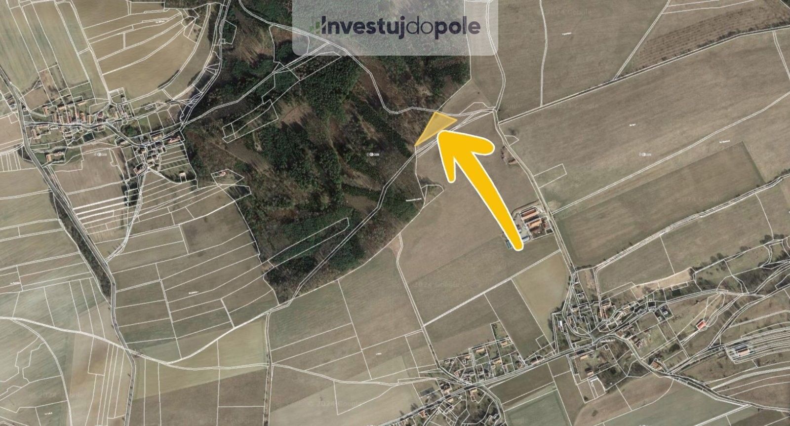 Prodej zemědělský pozemek - Hracholusky, 3 565 m²