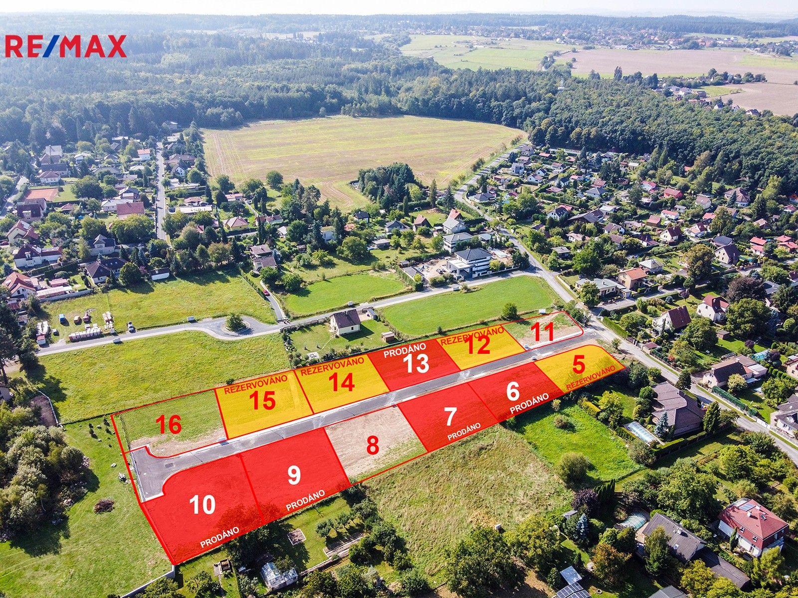Pozemky pro bydlení, Louňovice, 801 m²
