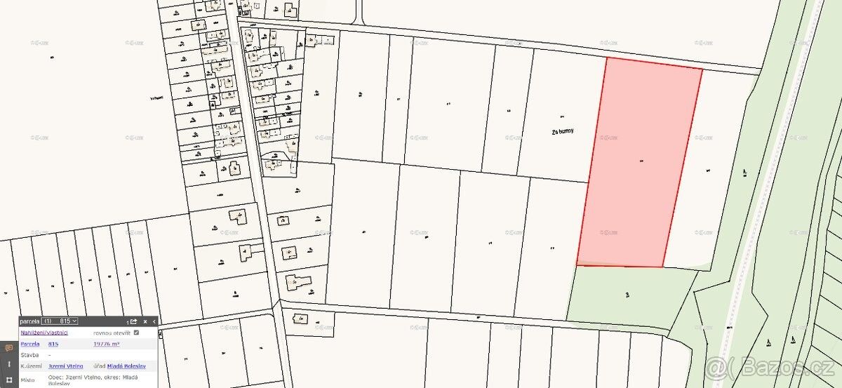 Zemědělské pozemky, Mladá Boleslav, 293 01, 19 776 m²