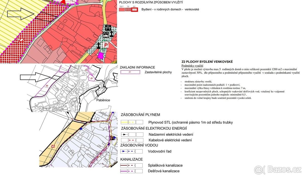 Prodej pozemek pro bydlení - Paběnice, 285 43, 1 500 m²