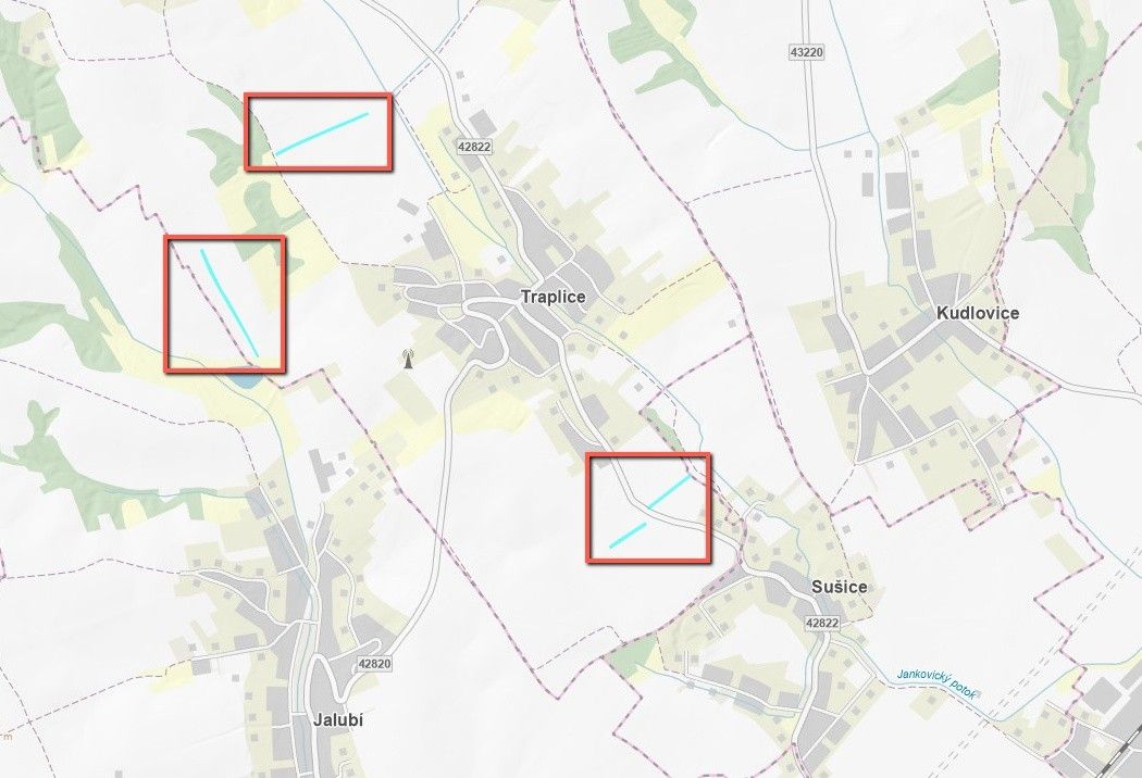 Zemědělské pozemky, Traplice, 687 04, 9 583 m²