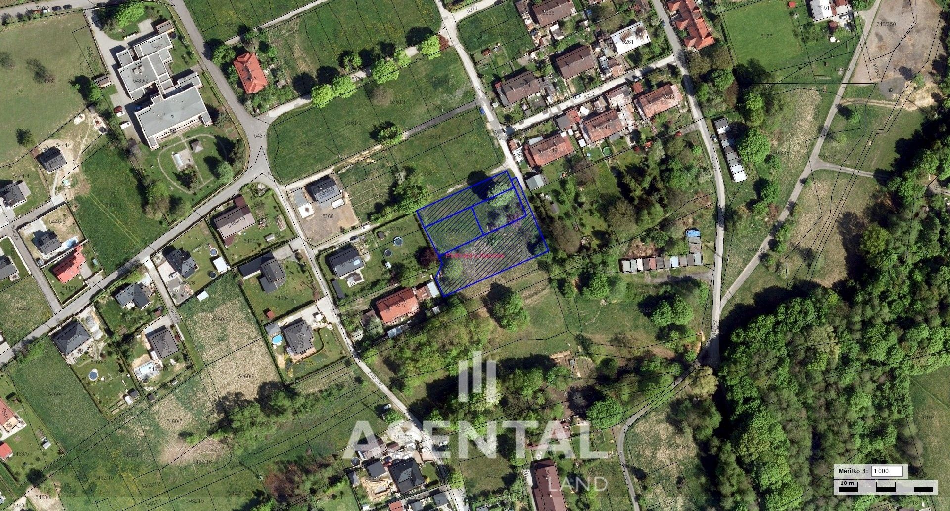 Pozemky pro bydlení, Josefa Holuba, Petřvald, 2 731 m²