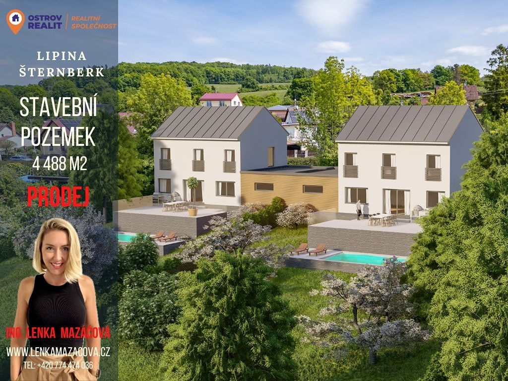 Pozemky pro bydlení, Šternberk, 785 01, 4 488 m²